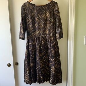 TOAST Printed Silk Bubble Dress 6